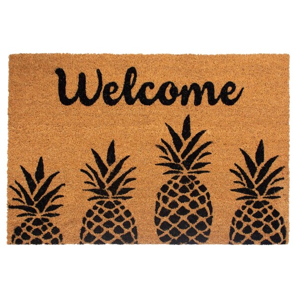 Calloway Mills Entrance Mat, Coir, Black, Natural 104991729 - main